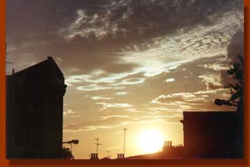 London, England Sunset - 1993 